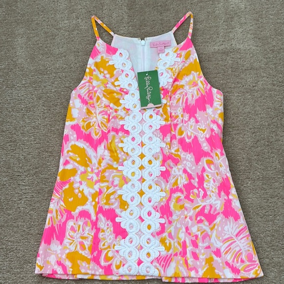Lilly Pulitzer Magnolia Top Kir Royal - Picture 1 of 6